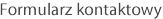 Formularz kontaktowy