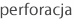 perforacja